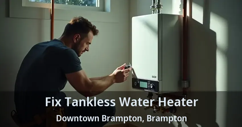 Fix Tankless Water Heater Downtown Brampton, Brampton - ON Fix Tankless Water Heater Downtown Brampton, Brampton - ON